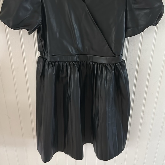 New! BCBG Girls Short Sleeves Black Dress sz 12 - Picture 6 of 9
